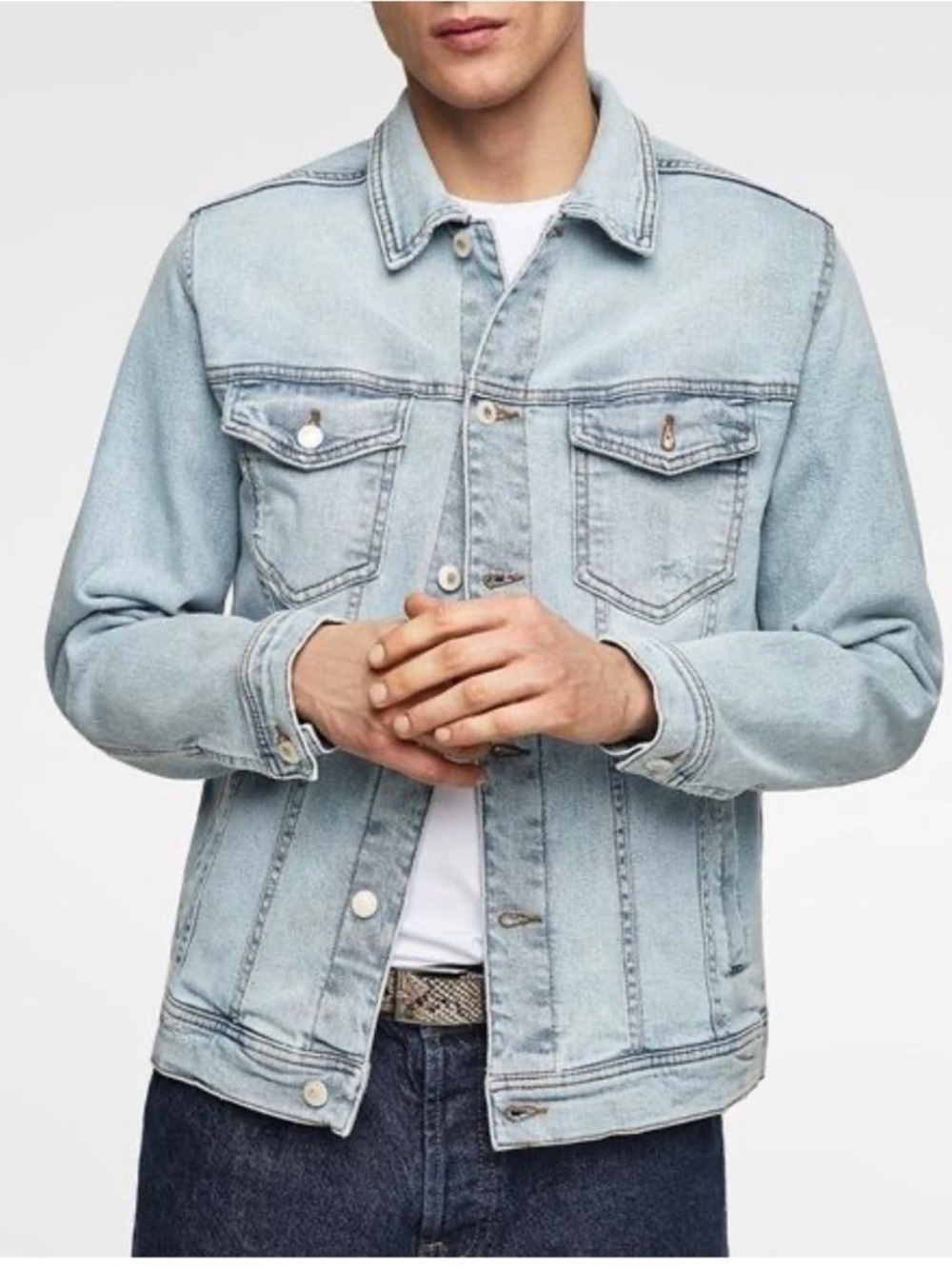 Zara Light Blue Denim Jacket
